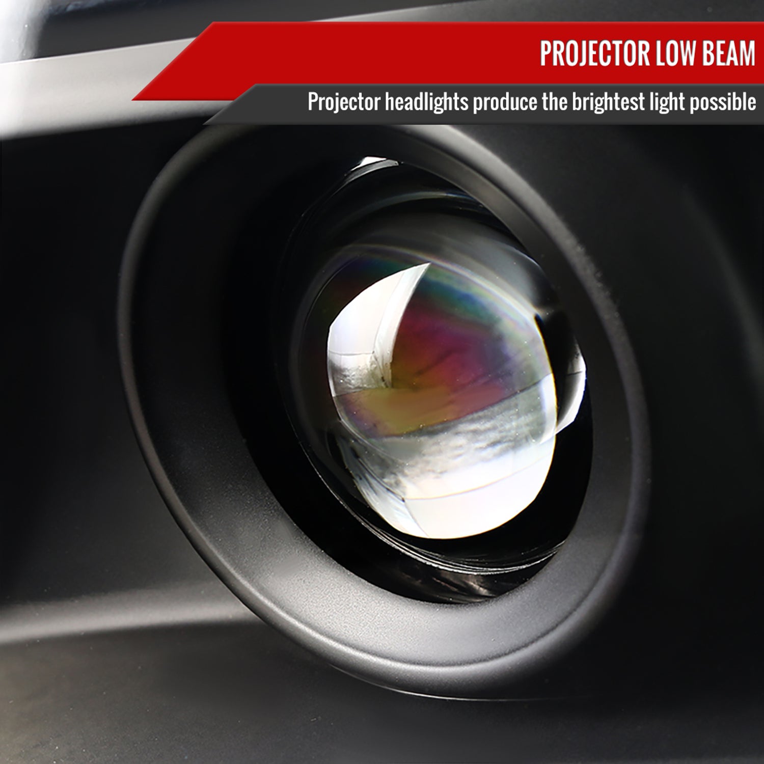 2007-2014 GMC Yukon/Yukon XL 1500/2500 Projector Headlights Matte Black/Clear