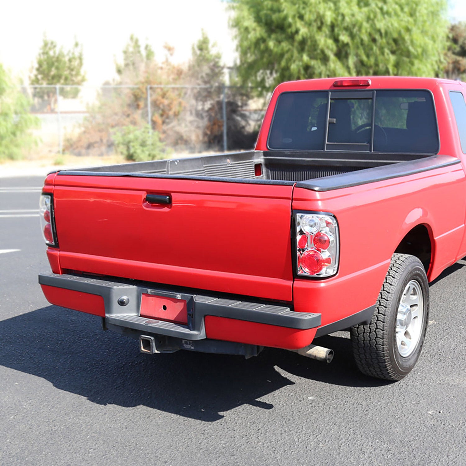 2001-2005 Ford Ranger Tail Lights Chrome Housing/Clear Lens