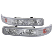 1999-2002 Chevy Silverado/ 2000-2006 Tahoe Suburban Bumper Lights Chrome/Clear