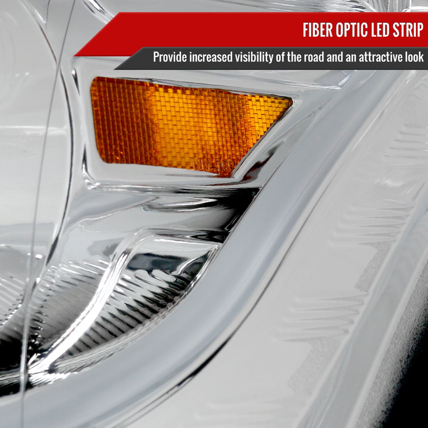 2010-2011 Kia Soul Projector Headlights LED Light Bar&LED Signal Lights Chrome