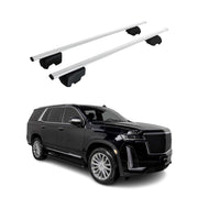2021-2025 Cadillac Escalade ESV Roof Rack Cross Bars Silver