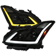 2008-2013 Infiniti G37/14-2015 Q60 Coupe/Convertible LED Signal Headlights Smoke