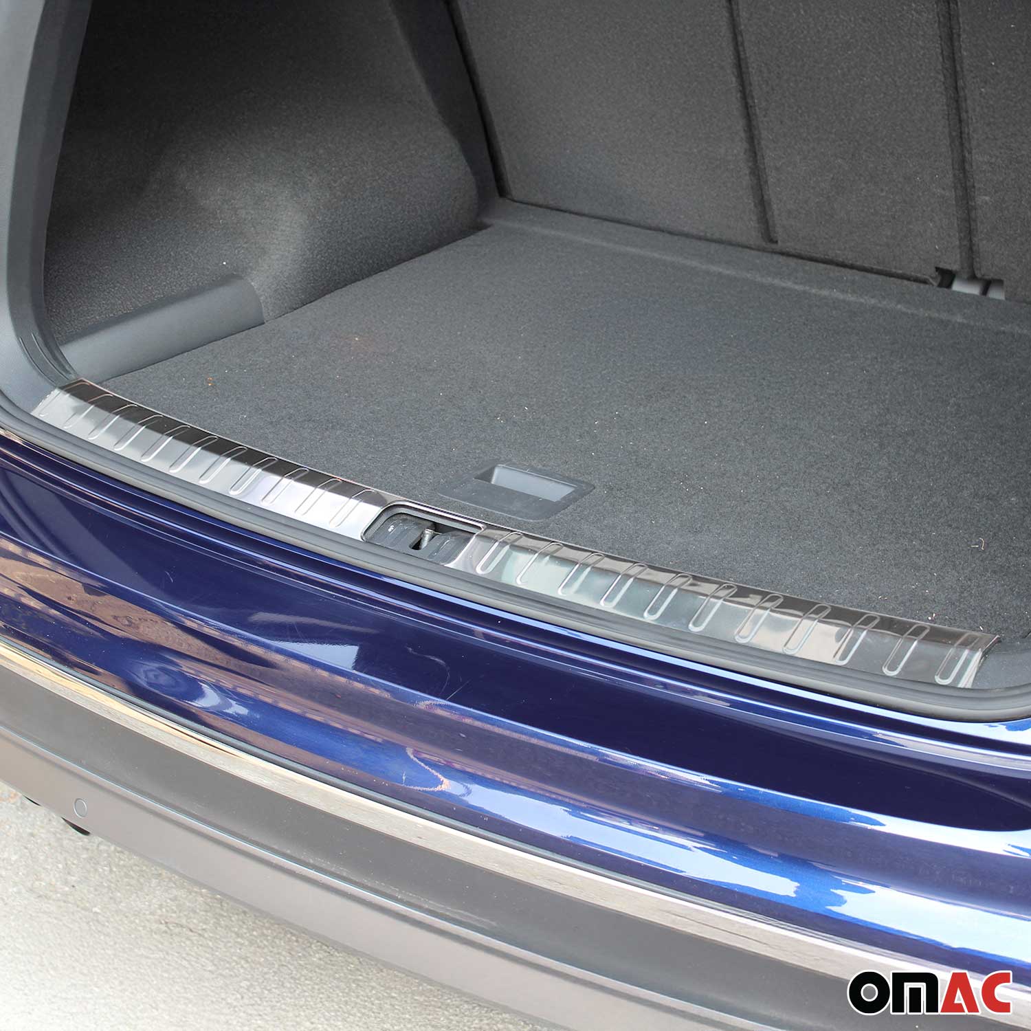 2018-2024 VW Tiguan Trunk Sill Cover Bumper Guard Protector Stainless Steel Silver 1Pc