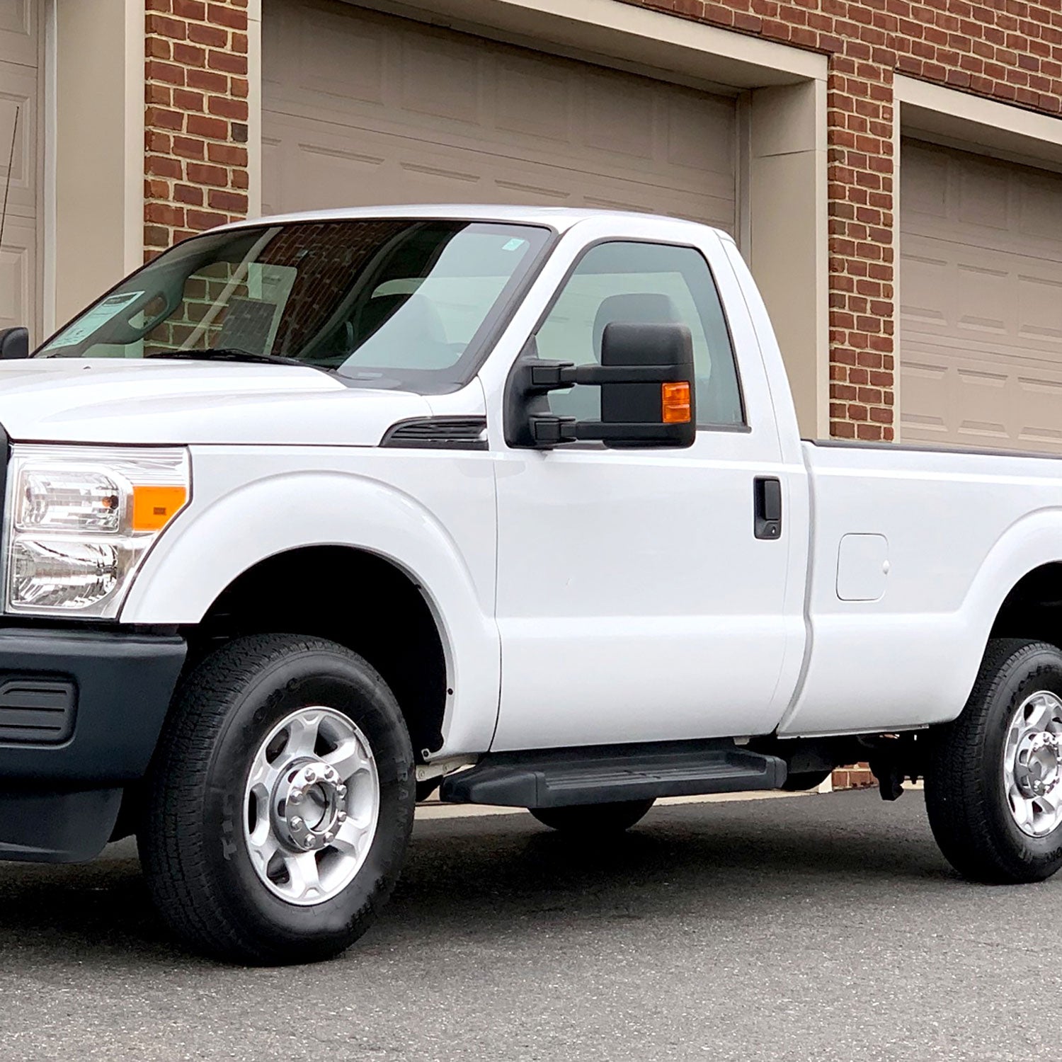 1999-2016 Ford F-250/350/450/550 Manual Towing Mirrors Amber Lens &Turn Signal