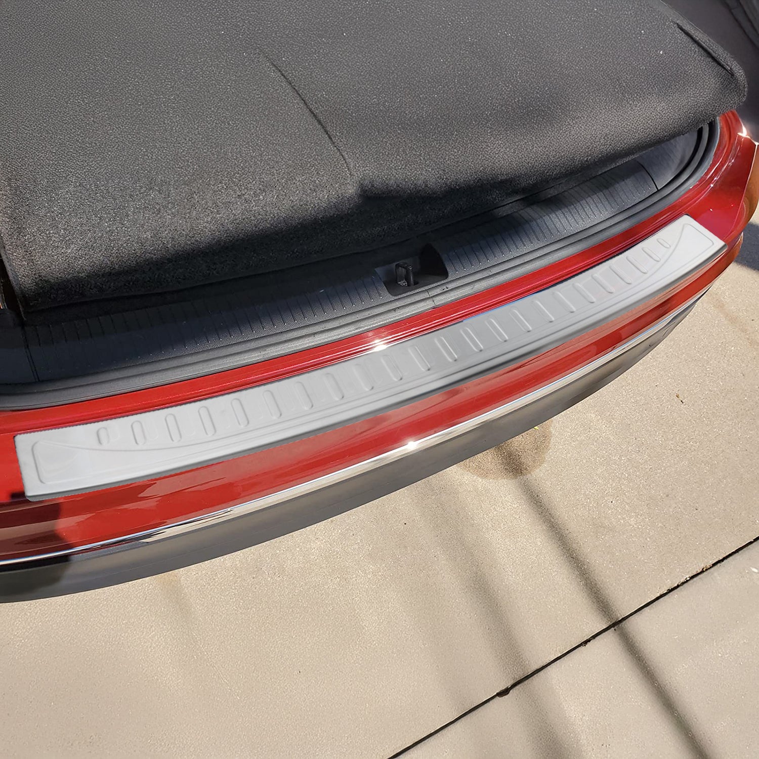 2018-2024 VW Tiguan Rear Bumper Guard Stainless Steel Brushed