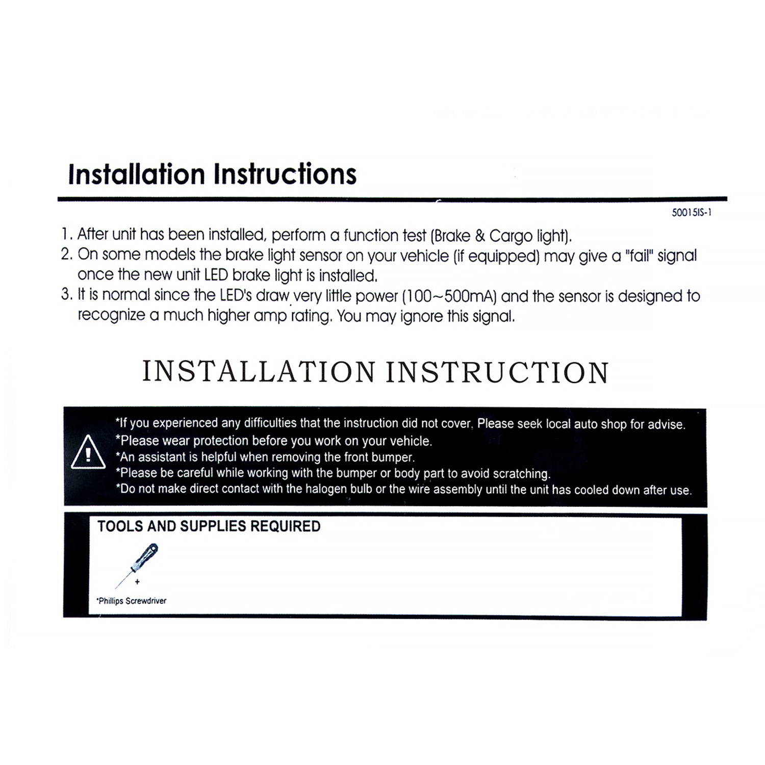 2007-2012 Chevy Silverado/ GMC Sierra LED 3rd Brake Light Chrome/Clear Lens