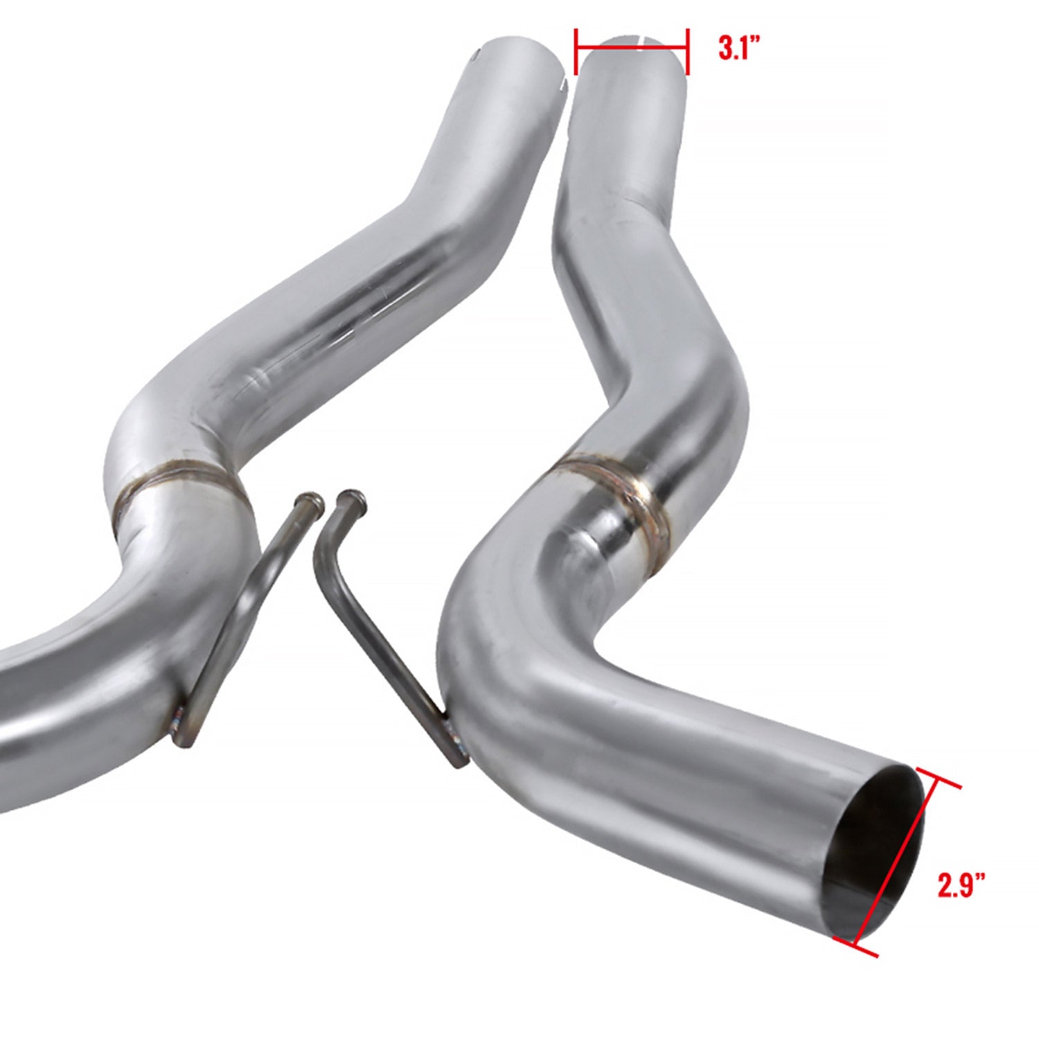 2015-2021 Ford Mustang 2.3L EcoBoost S.Steel Dual Catback Exhaust System