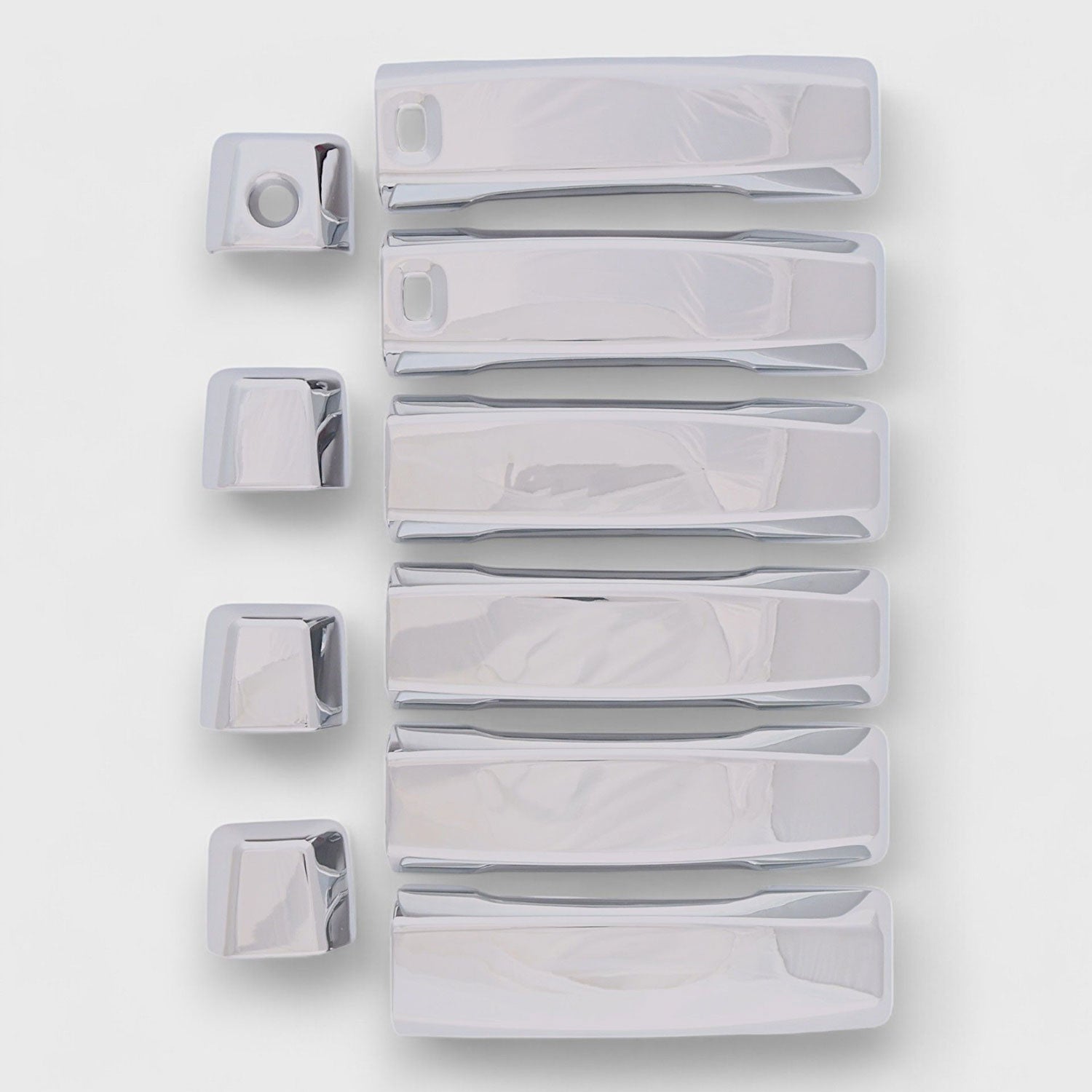 2004-2024 Nissan Titan Door Handle Cover 4DR ABS Plastic Gloss Chrome 10 Pcs