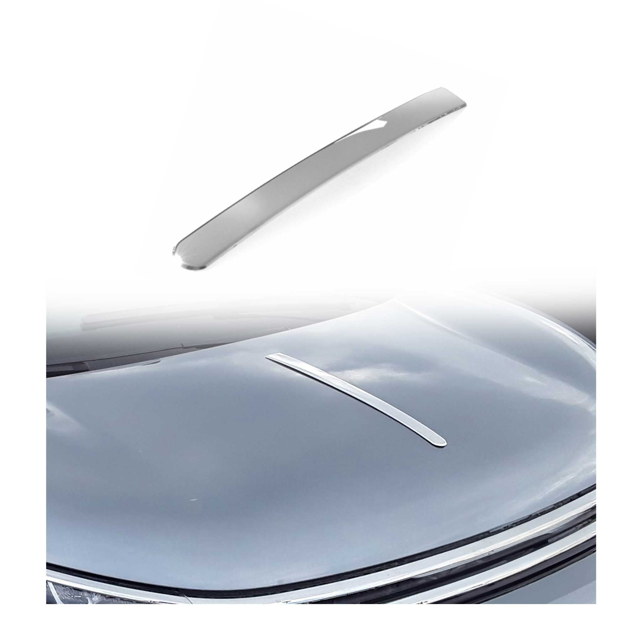 2016-2021 Mazda CX-3 Front Hood Bonnet Strip Styling Trim Stainless Steel Silver