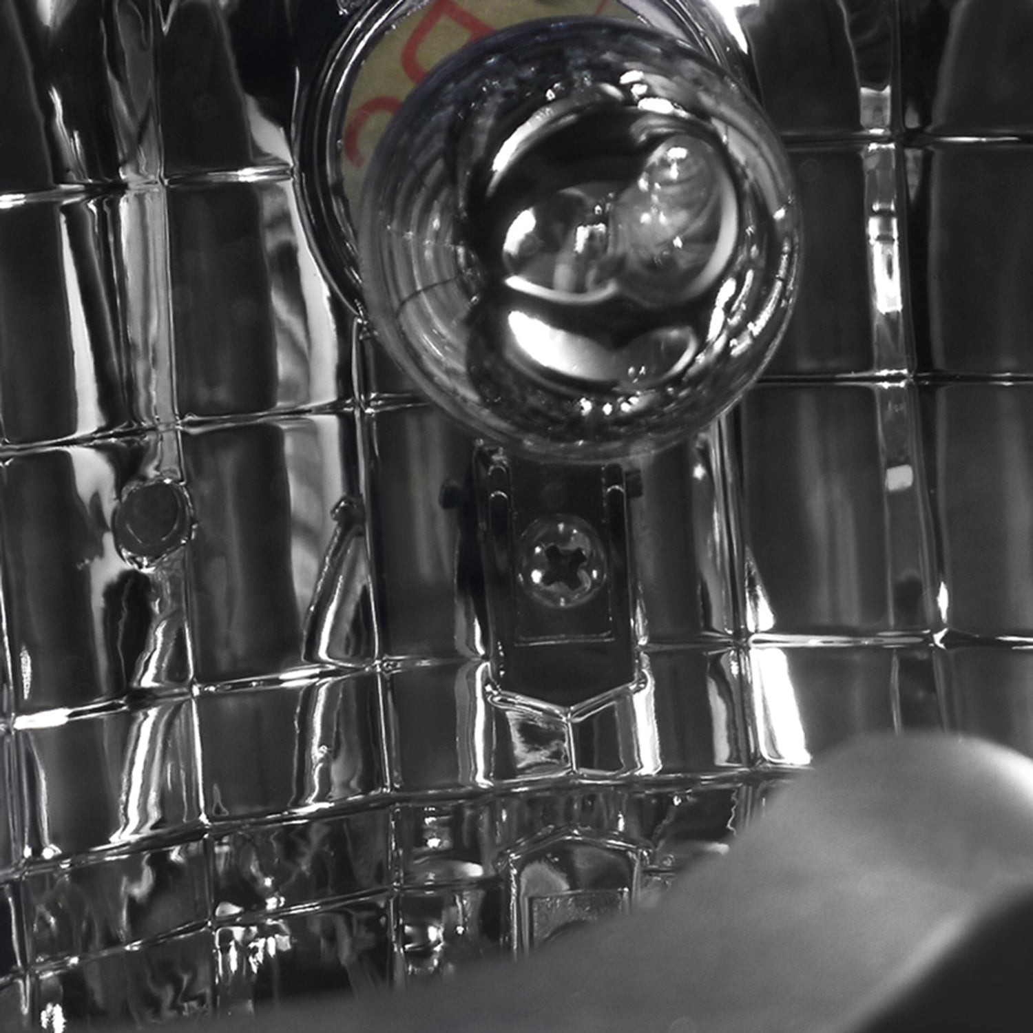 1994-1998 Ford Mustang Factory Style Headlights Matte Black/Clear Lens