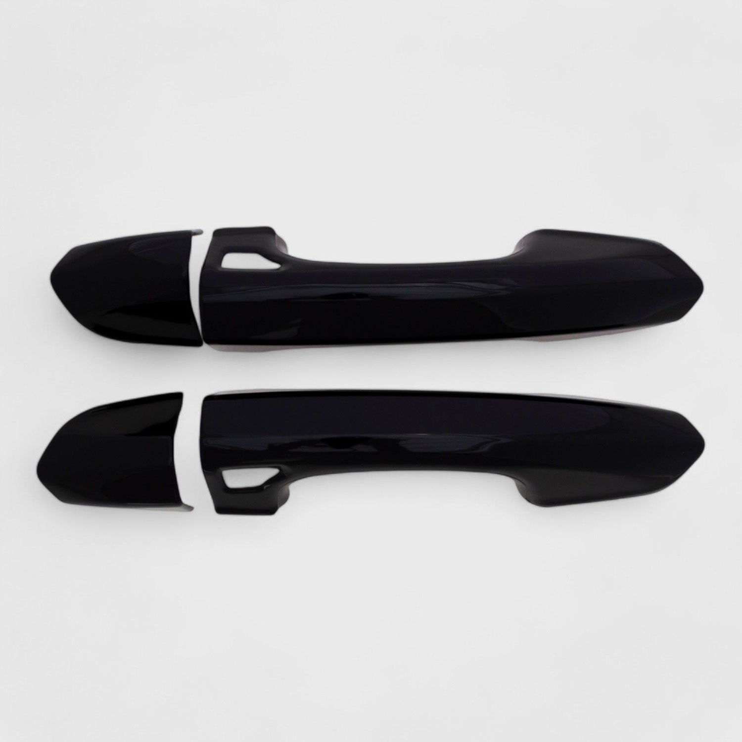 2015-2023 Ford Mustang Door Handle Cover Gloss Black 4Pcs ABS Plastic