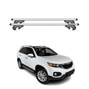 2011-2013 Kia Sorento Roof Rack Cross Bars Silver