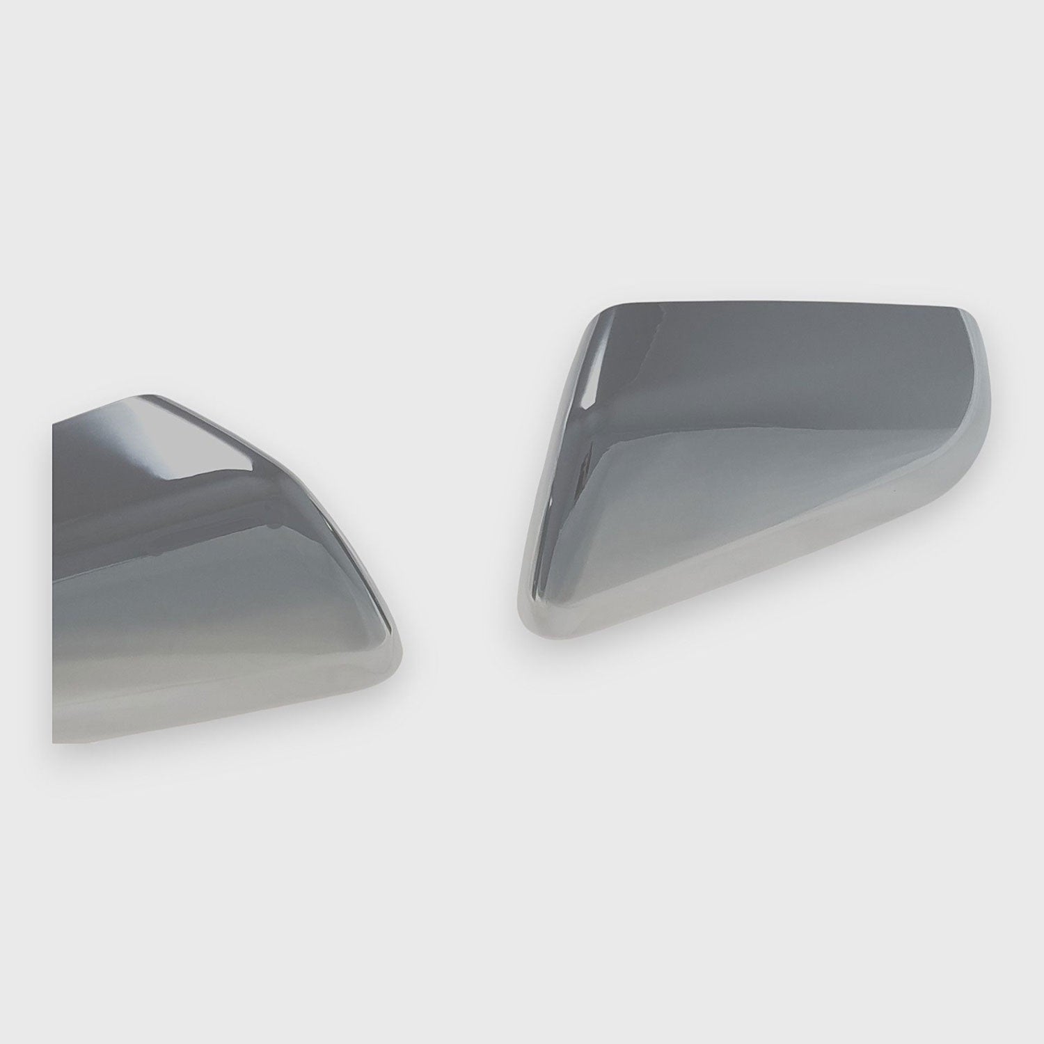 2018-2024 Chevrolet Equinox / GMC Terrain Mirror Cover Caps Chrome 2Pcs ABS Plastic