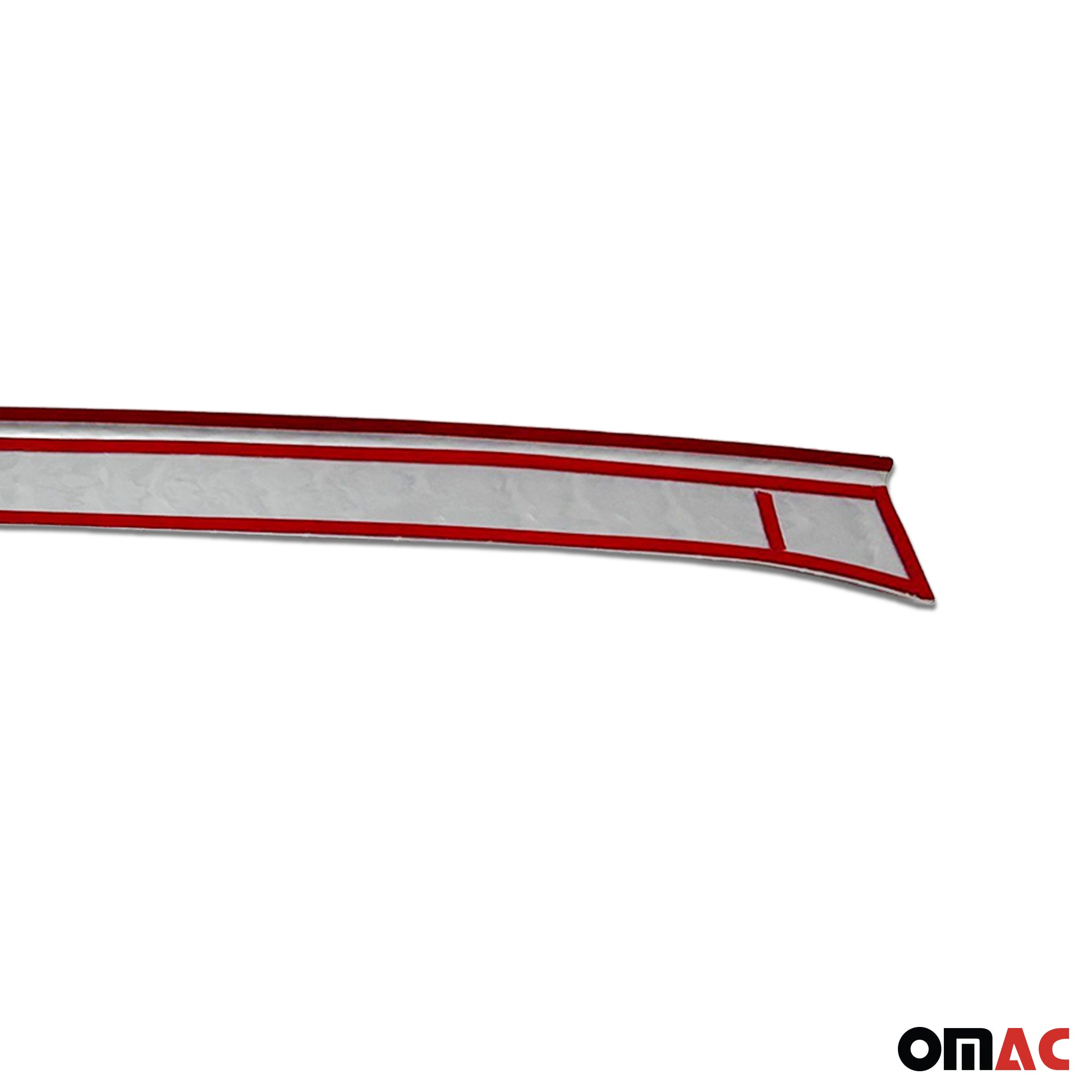 OMAC Rear Bumper Sill Cover for Mercedes Sprinter 2019-2026 Aluminium Silver