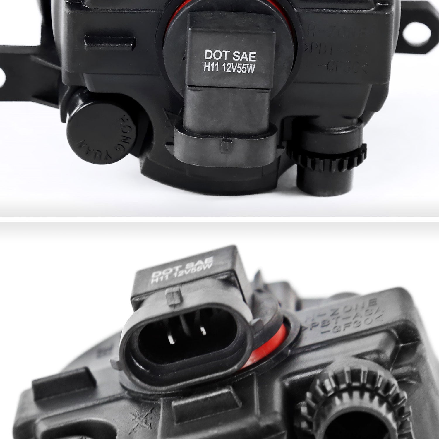 2009-2010 Toyota Corolla H11 Fog Lights Kit Chrome Housing/Clear Lens