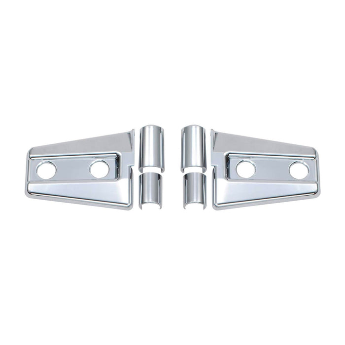 Door Hinge Cover for Jeep Wrangler 2007-2017 Silver 2Pcs ABS Chrome