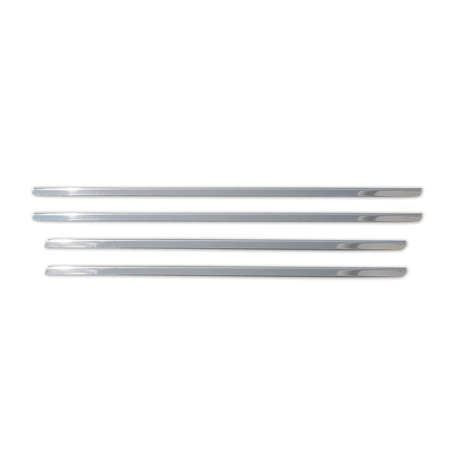 2004-2009 Mercedes E Class W211 Sedan Window Molding Trim Streamer Stainless Steel 4x