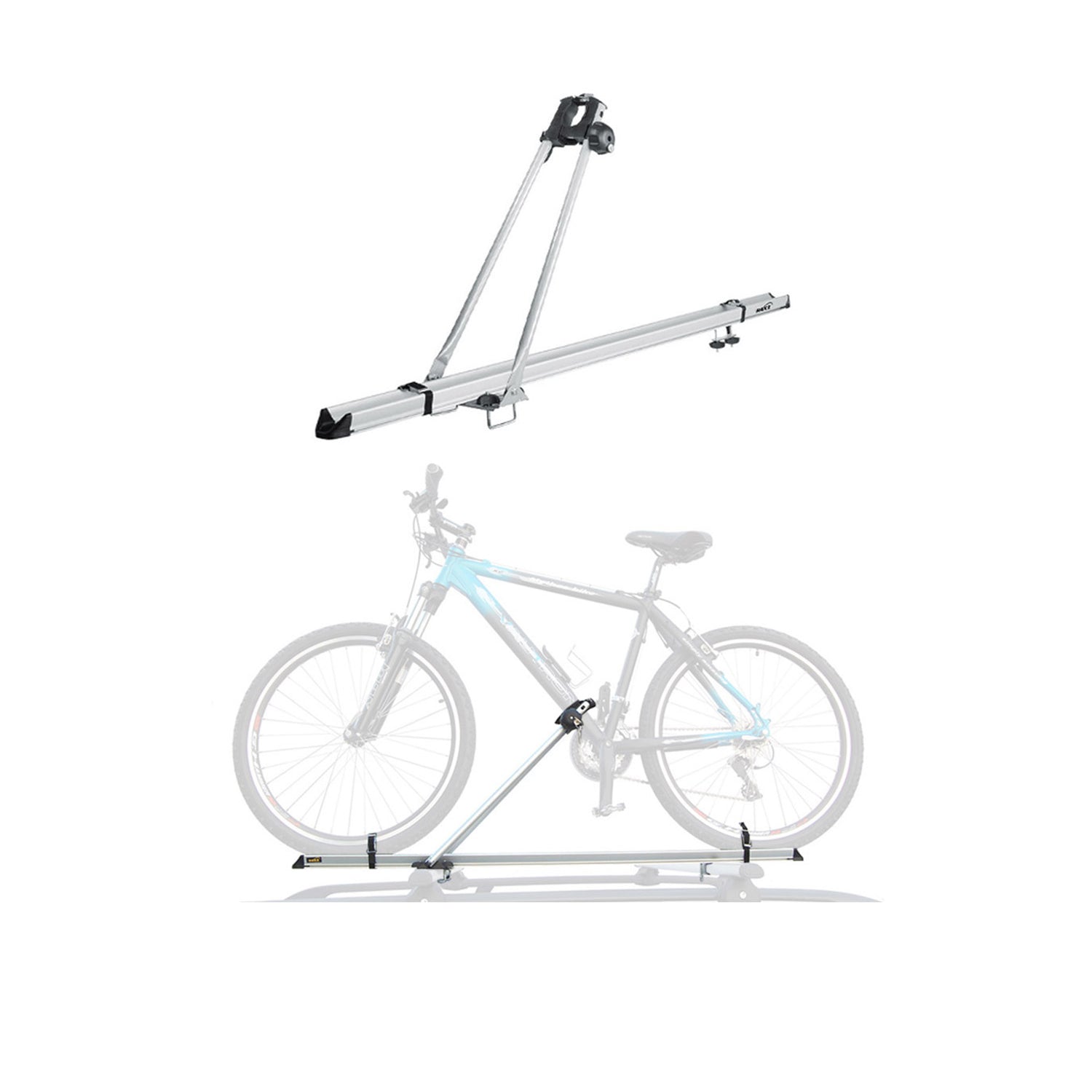 Pro Bike Carrier Roof Mount Aluminum Steel Bicycle Rack Cycling Car Truck SUV