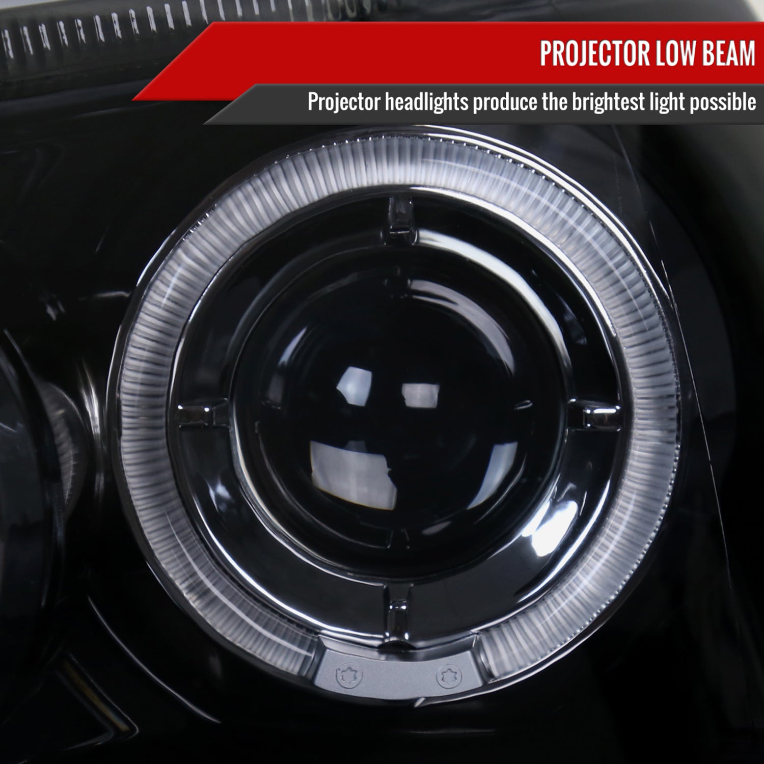 2006-2008 VW Golf Rabbit/ 2006-2010 Jetta Dual Halo Projector Headlights Smoke