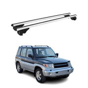 Roof Rack Cross Bars Carrier for Mitsubishi Montero 2001-2006 TÜV Gray 2Pcs