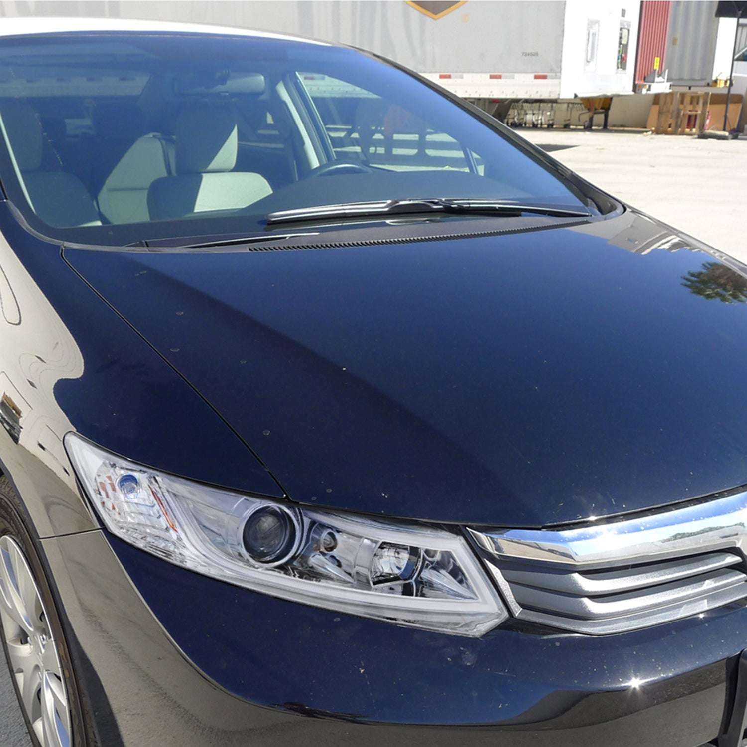 2012-2013 Honda Civic Coupe/ 12-2015 Civic Sedan LED Bar Headlights Chrome