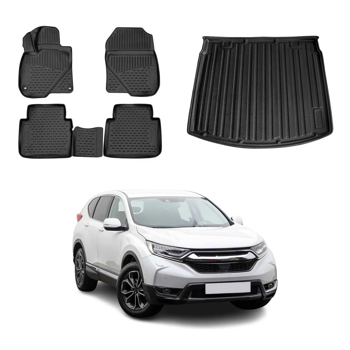 OMAC Floor Mats & Cargo Liners for Honda CR-V 2017-2022