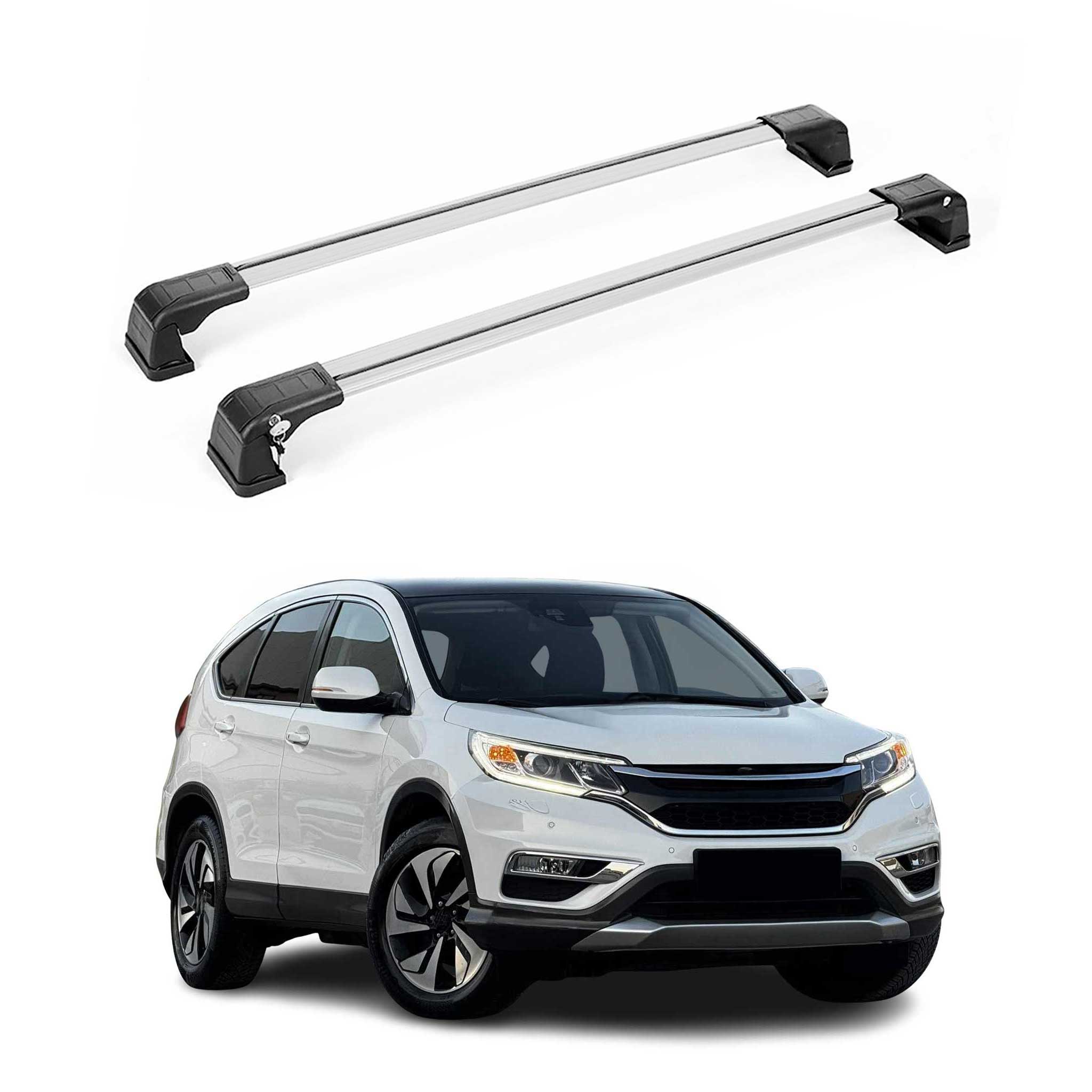 2012-2016 Honda CR-V SE LX Roof Rack Cross Bars Silver