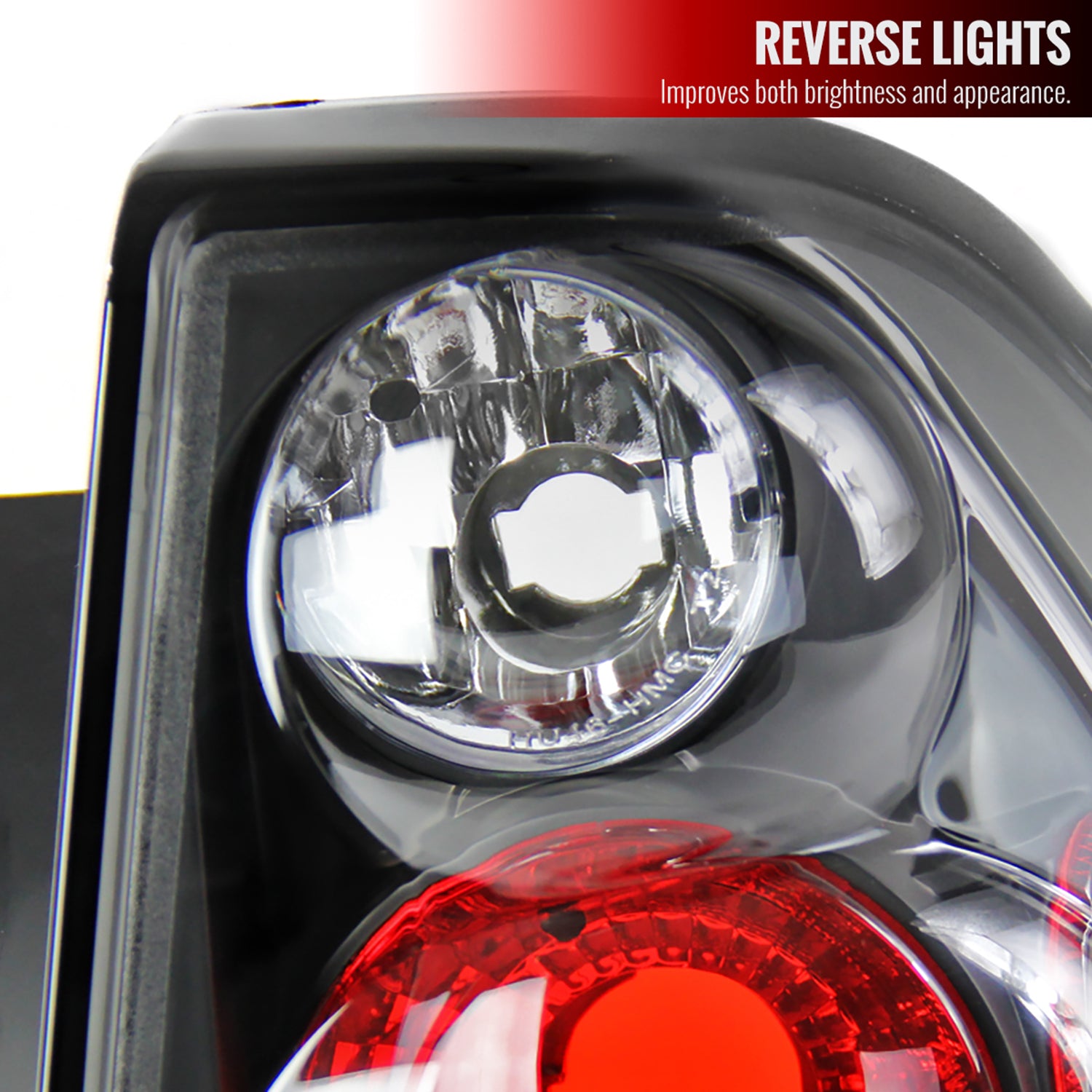 2004-2007 Chevrolet Malibu Tail Lights Matte Black Housing/Clear Lens