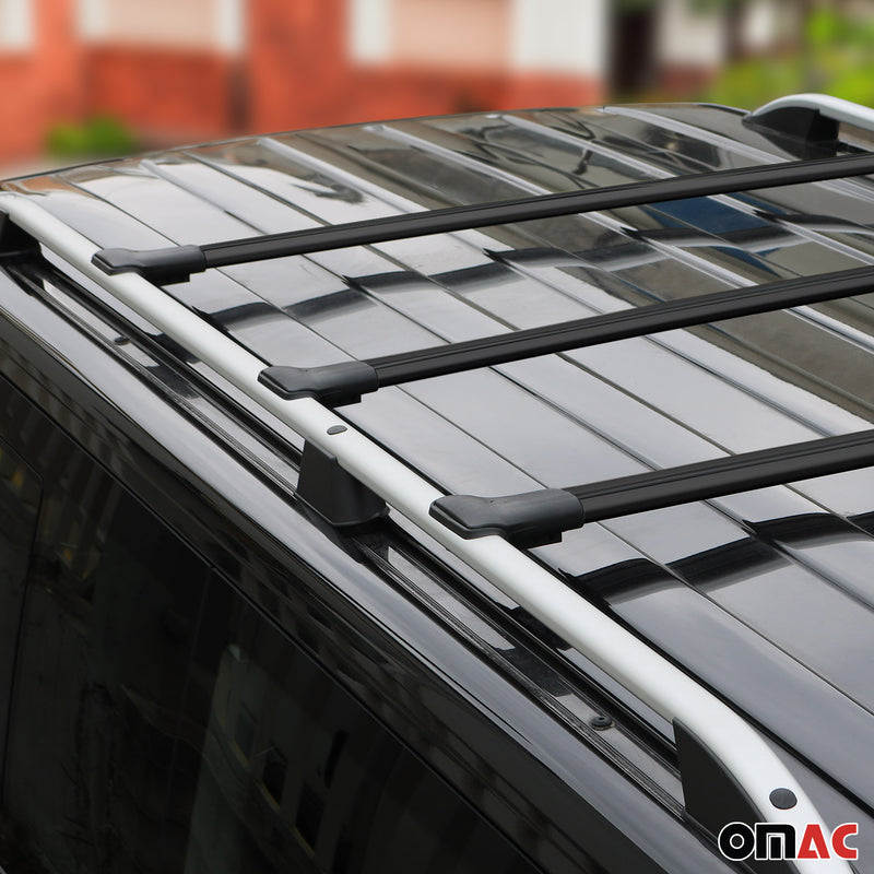 2016-2024 Mercedes Metris Roof Rack Cross Bars Black