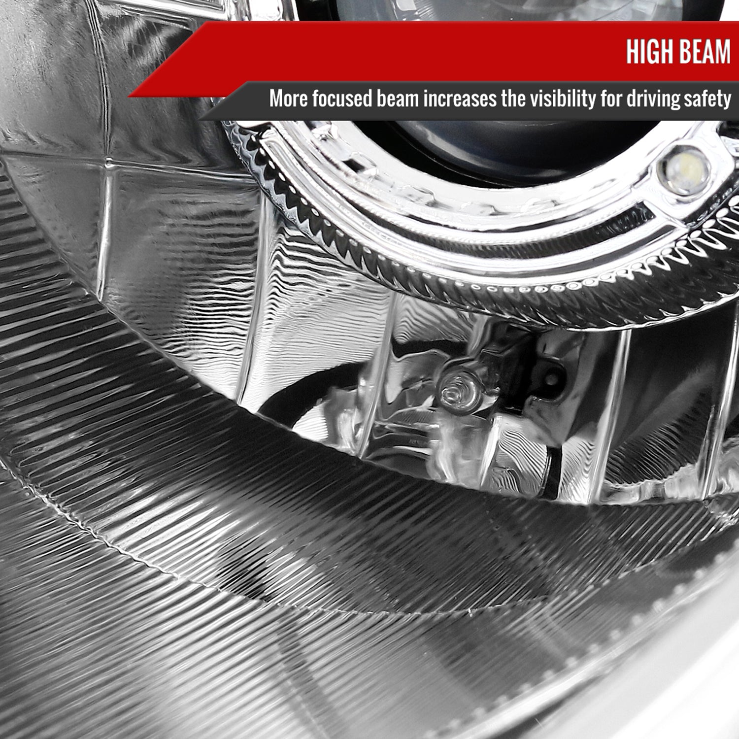 1997-2004 Porsche Boxster 986/911 996 LED Light Headlights LED Signal Chrome