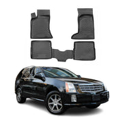 2004-2009 Cadillac SRX Floor Mats Liners Full Set All Weather Black