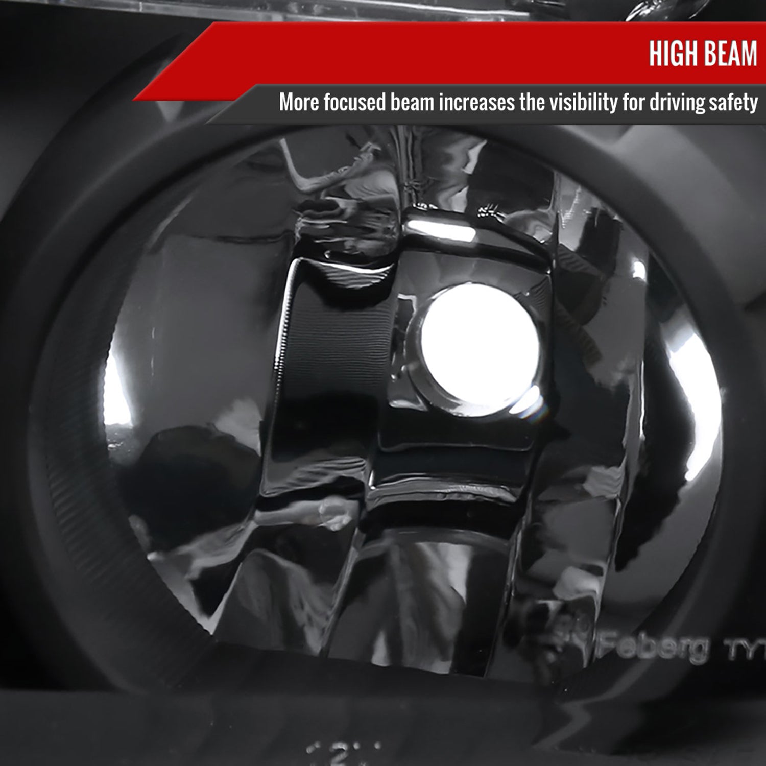 2007-2014 Toyota Tundra/Sequoia Retro Projector Headlights Matt Black/Clear