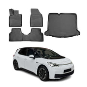 2020-2024 VW ID.3 Floor Mats & Cargo Liner Full Set All Weather Black