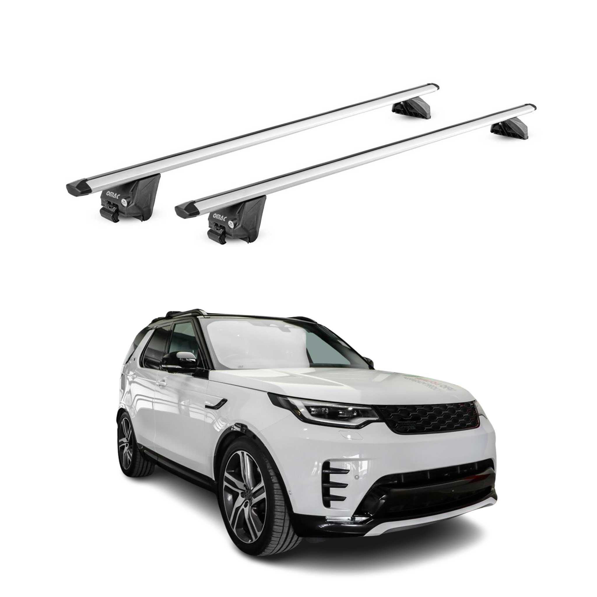 2018-2026 Land Rover Range Rover Velar Roof Rack Cross Bars Silver