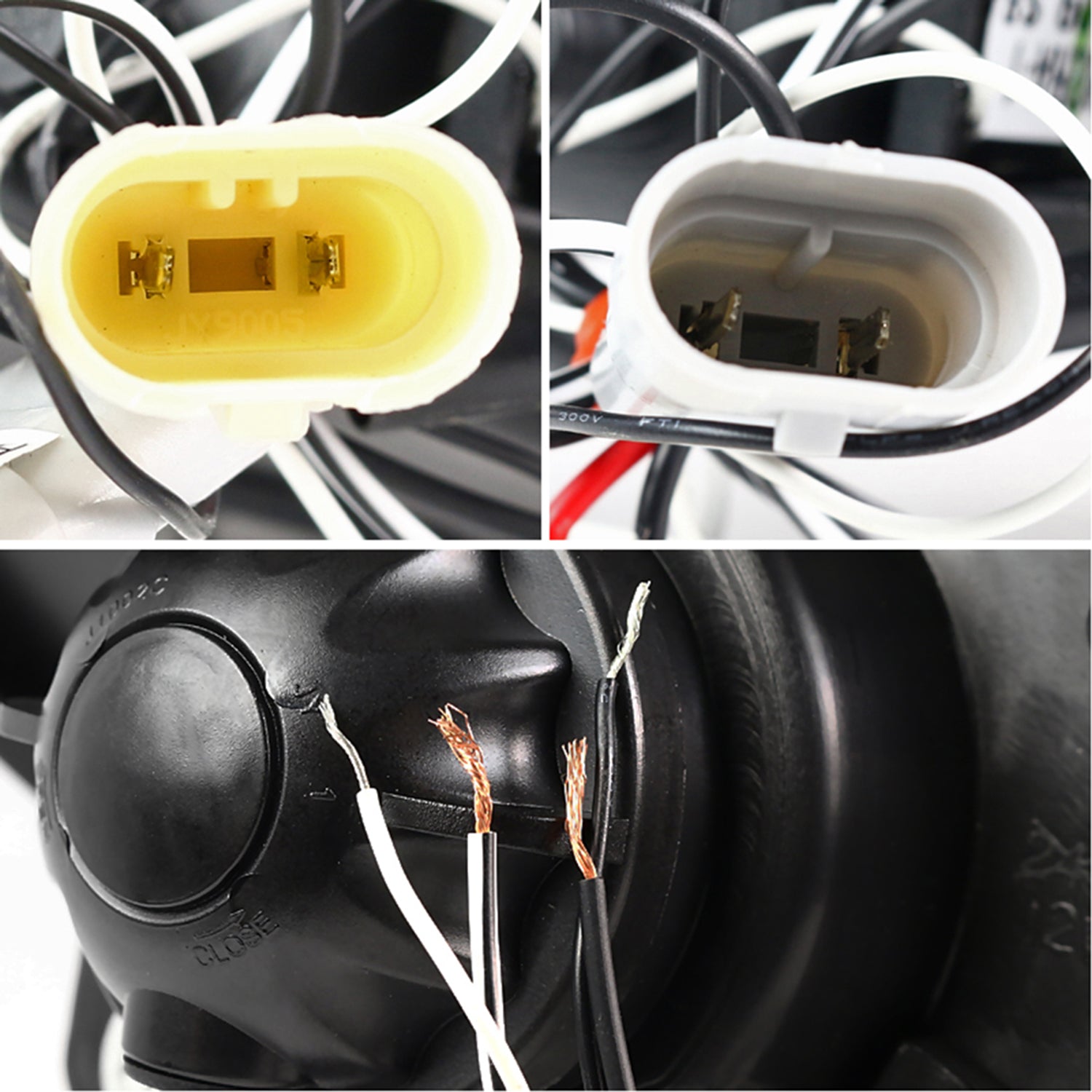 2003-2005 Toyota 4Runner Dual Halo Projector Headlights Jet Black/Clear Lens