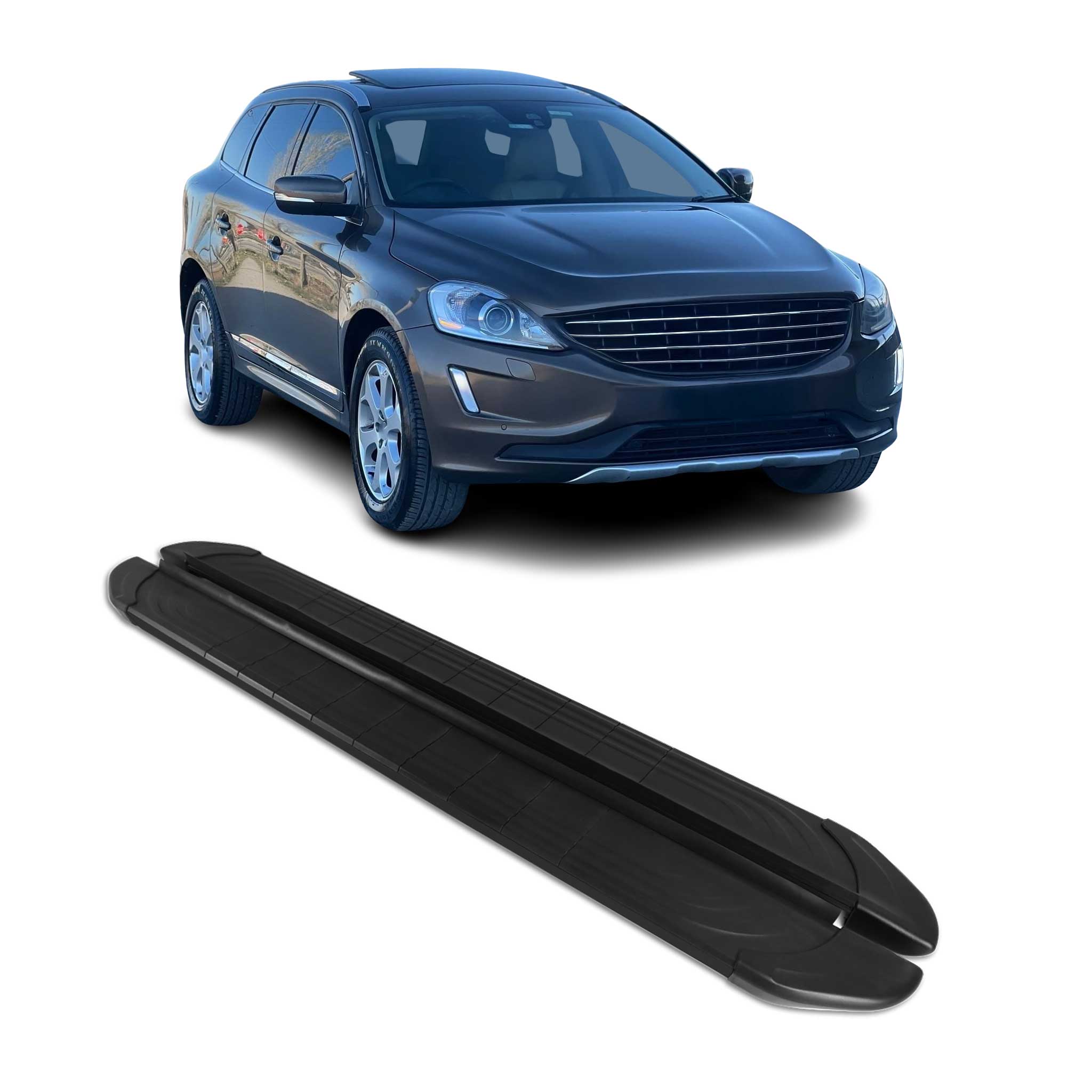2003-2014 Volvo XC90 Running Boards Side Steps Black