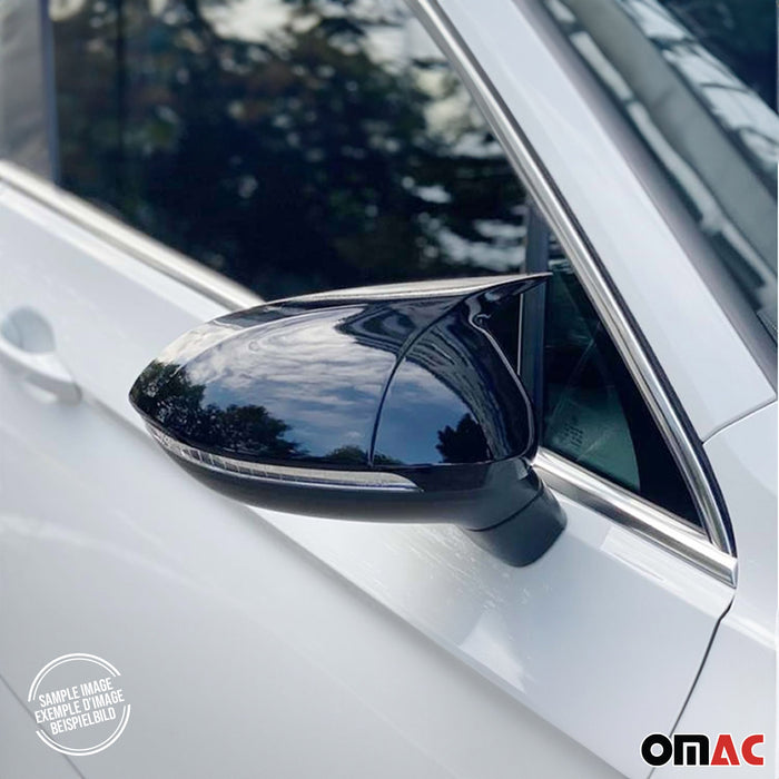 Side Mirror Cover Caps fits BMW 3 Series G20 Sedan 2019-2022 ABS Gloss Black
