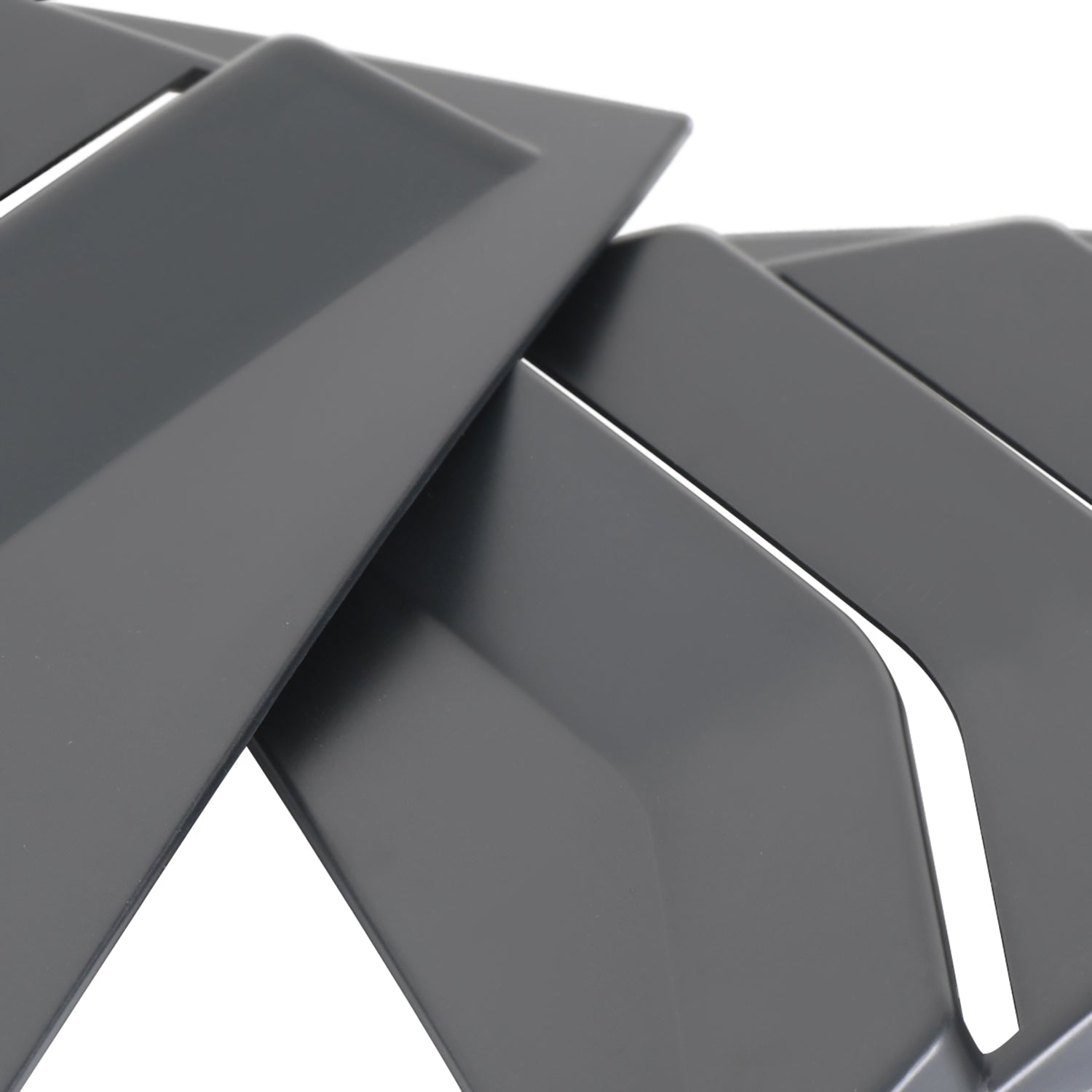 2011-2021 Dodge Charger Matte Black Side Window Louvers Vent