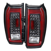 2015-2020 GMC Yukon/Yukon XL Denali SLE/SLT LED Tail Lights Black/Clear Red