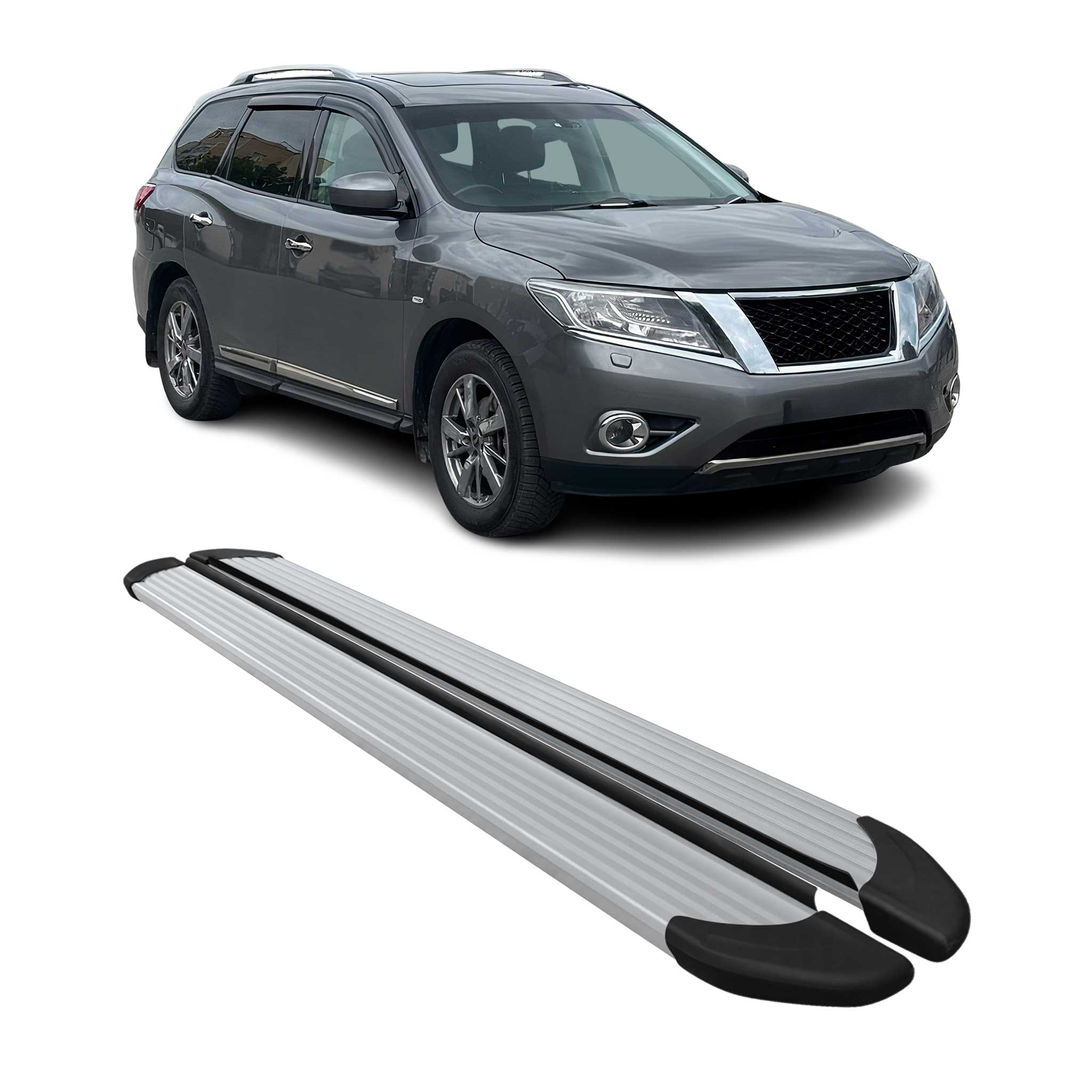 2013-2021 Nissan Pathfinder Nerf Bar Side Step Running Boards Alu 2x