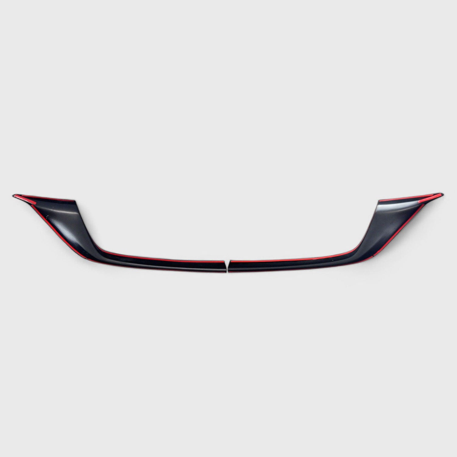 2022-2025 Mazda CX-5 Grille Overlay Gloss Black 2Pcs ABS Plastic