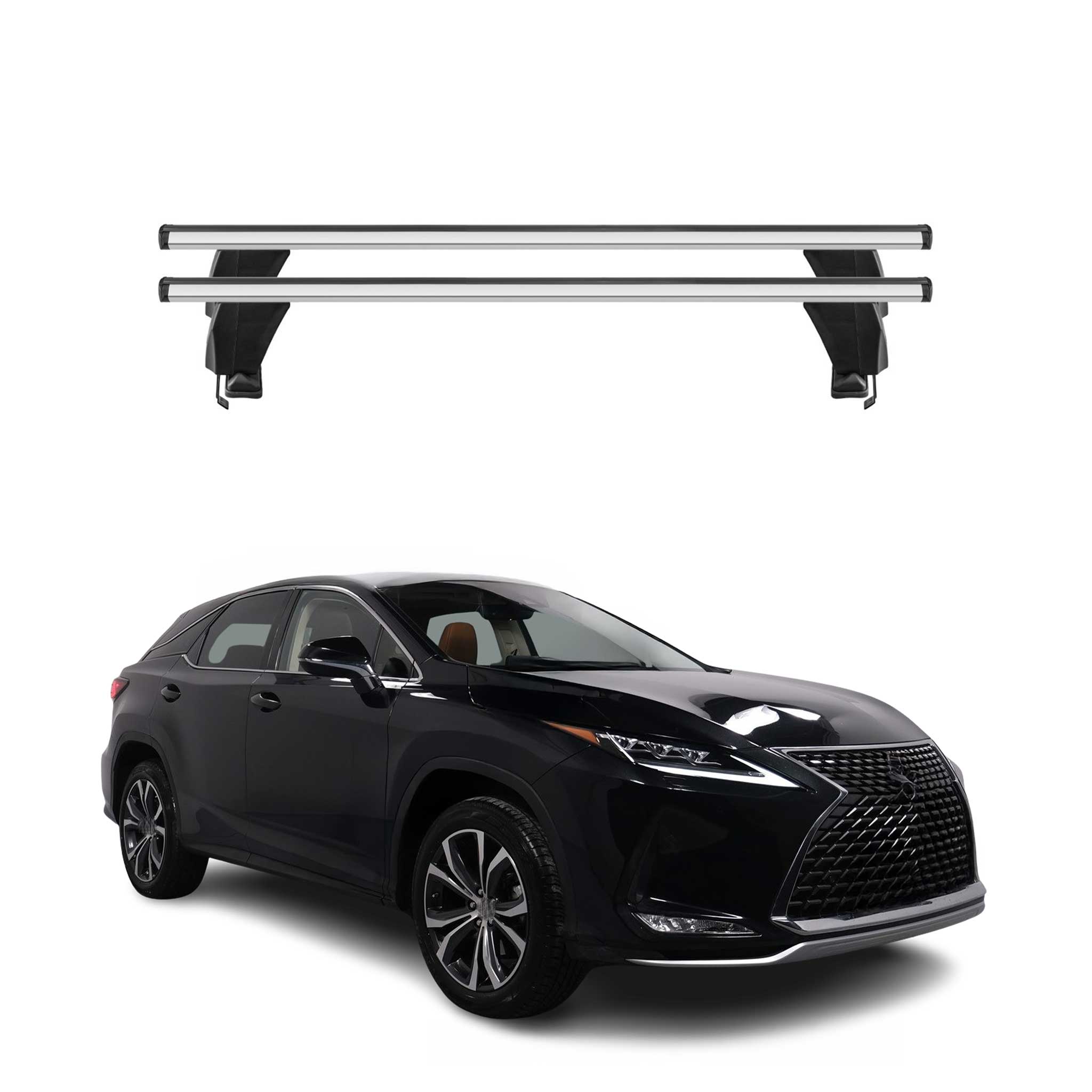 2016-2022 Lexus RX Roof Rack Cross Bars Silver