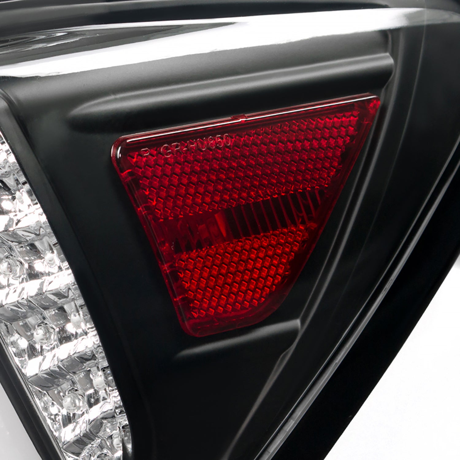 2006-2008 Lexus IS250/IS350 LED Tail and Trunk Lights Matte Black/Clear Lens