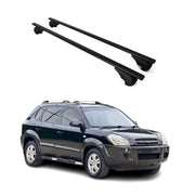 2005-2009 Hyundai Tucson Roof Rack Cross Bars Black