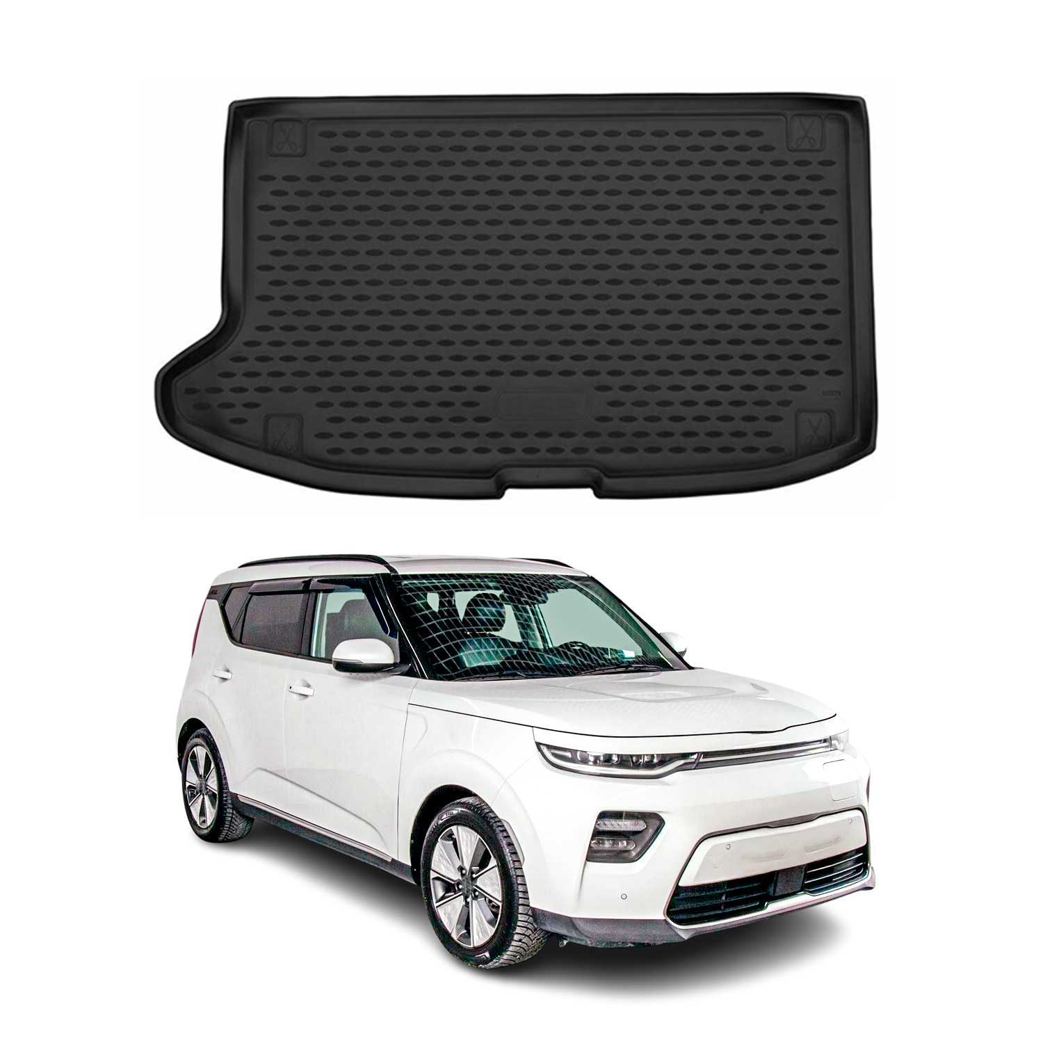 2020-2024 Kia Soul Cargo Liner Trunk Mat All Weather Black