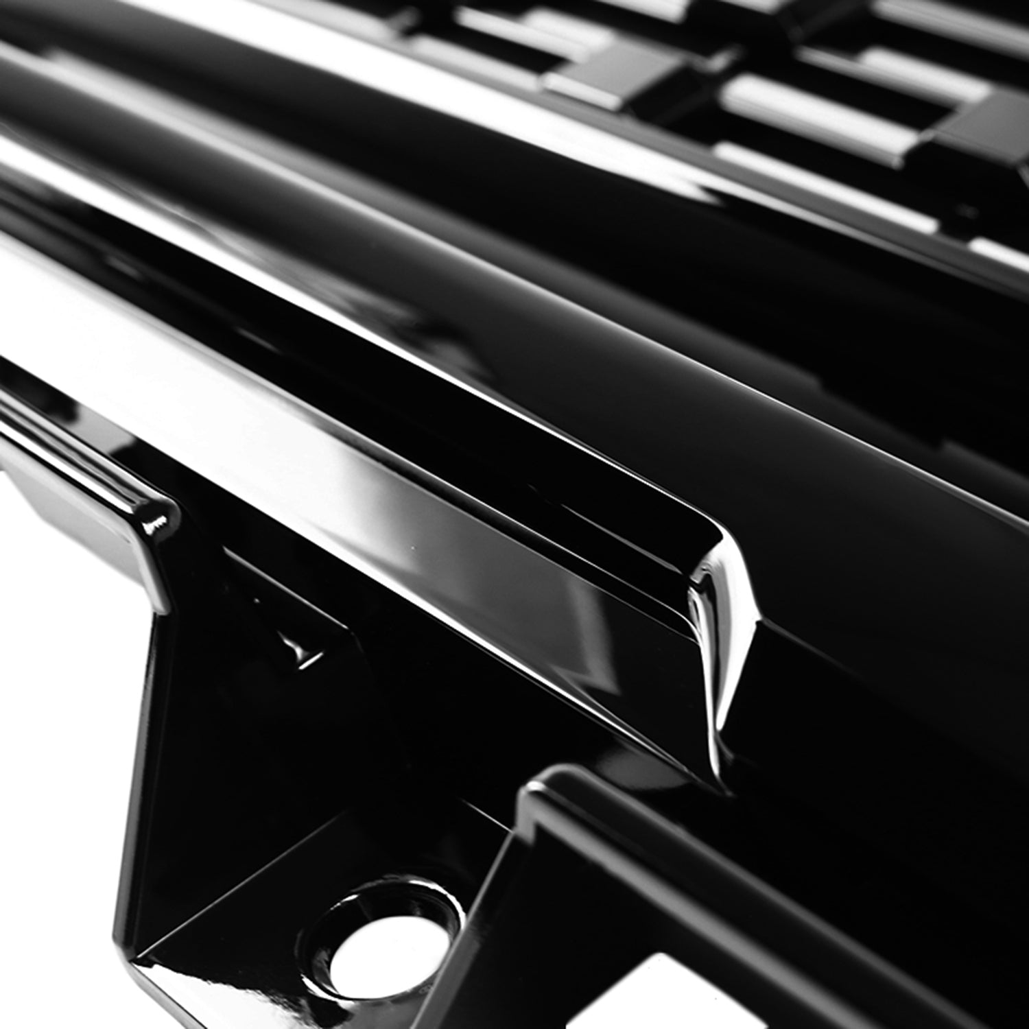 2016-2018 GMC Sierra 1500 Jet Glossy Black ABS Denali Style Grille