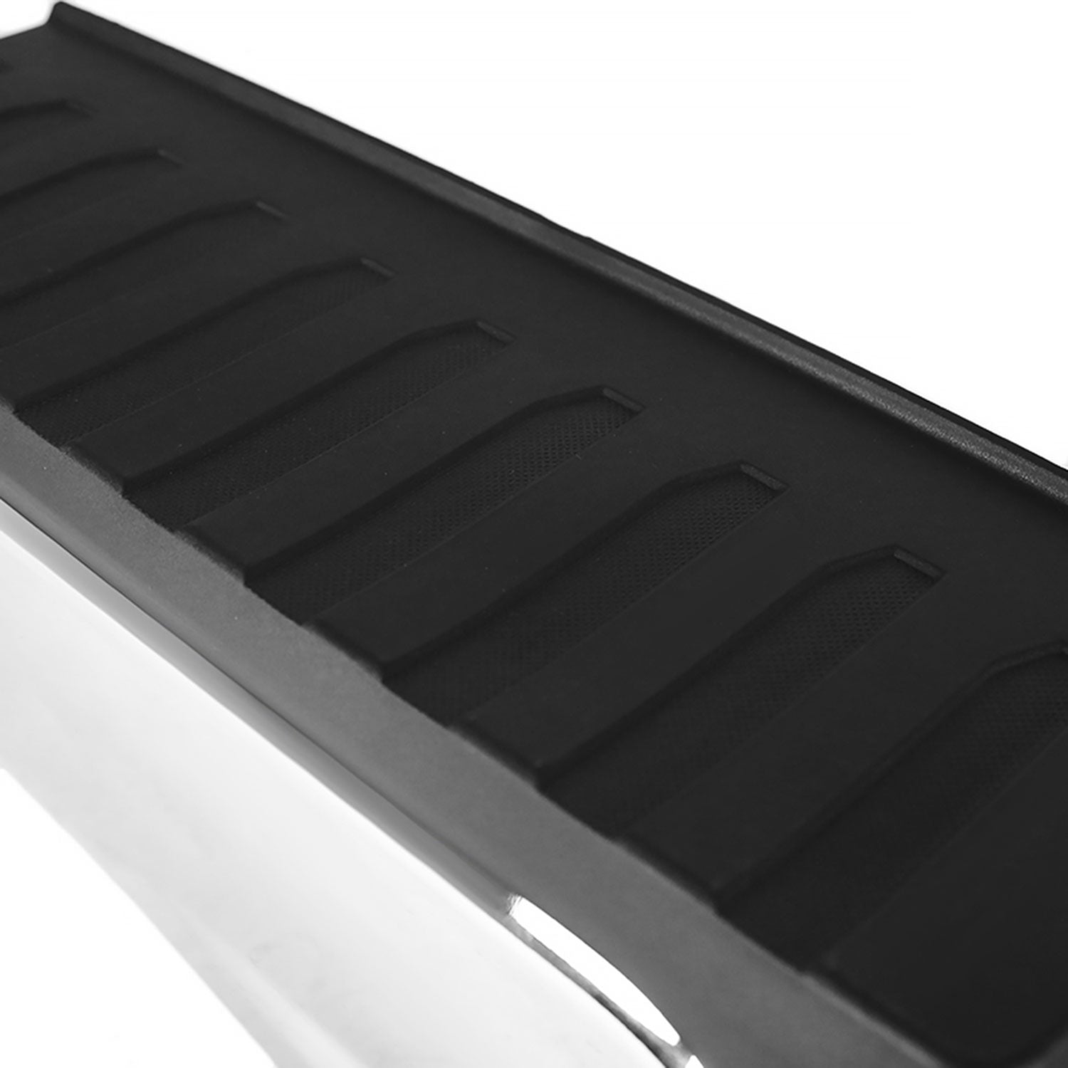 2015-2018 Ford F-150 Chrome Steel Factory Rear Step Bumper License Lamps