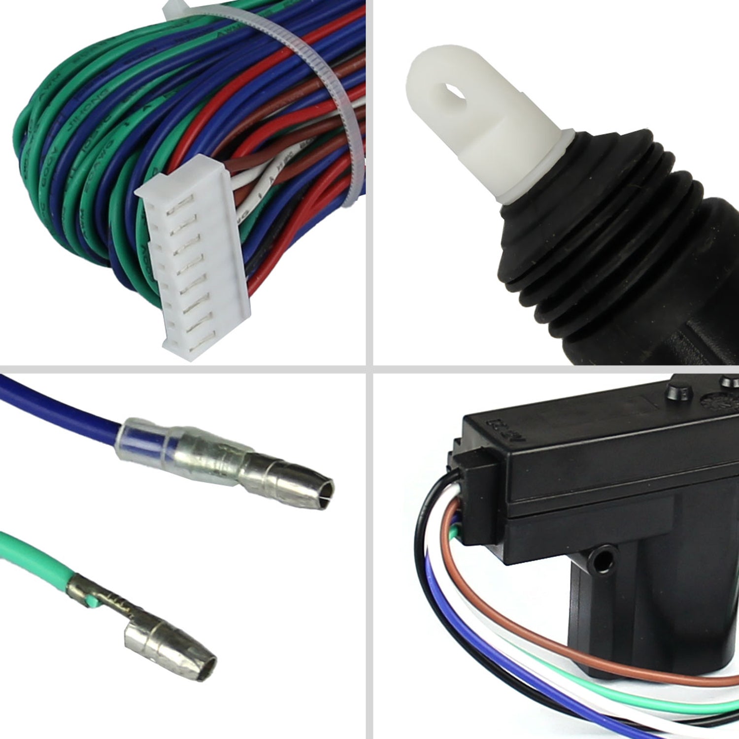 Remote Keyless Power Door Lock/Unlock Entry Kit 2-Function Remote Controls