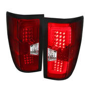 2014-2018 Chevy Silverado 1500 2500HD/Sierra 3500HD LED Tail Lights Chrome/Red