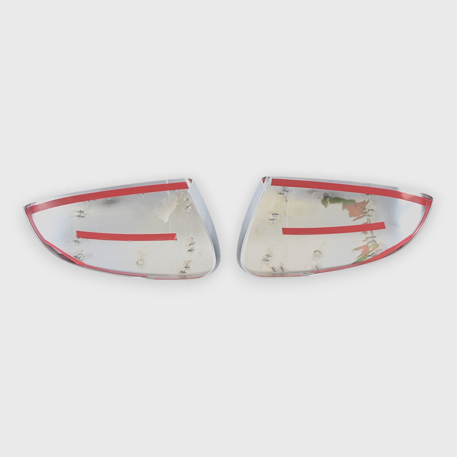2016-2021 Hyundai Tucson Mirror Cover Caps Chrome 2Pcs ABS Plastic